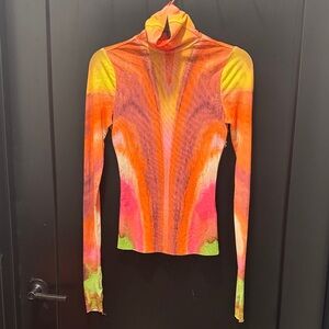 Multicolor Long Sleeve Women's Top